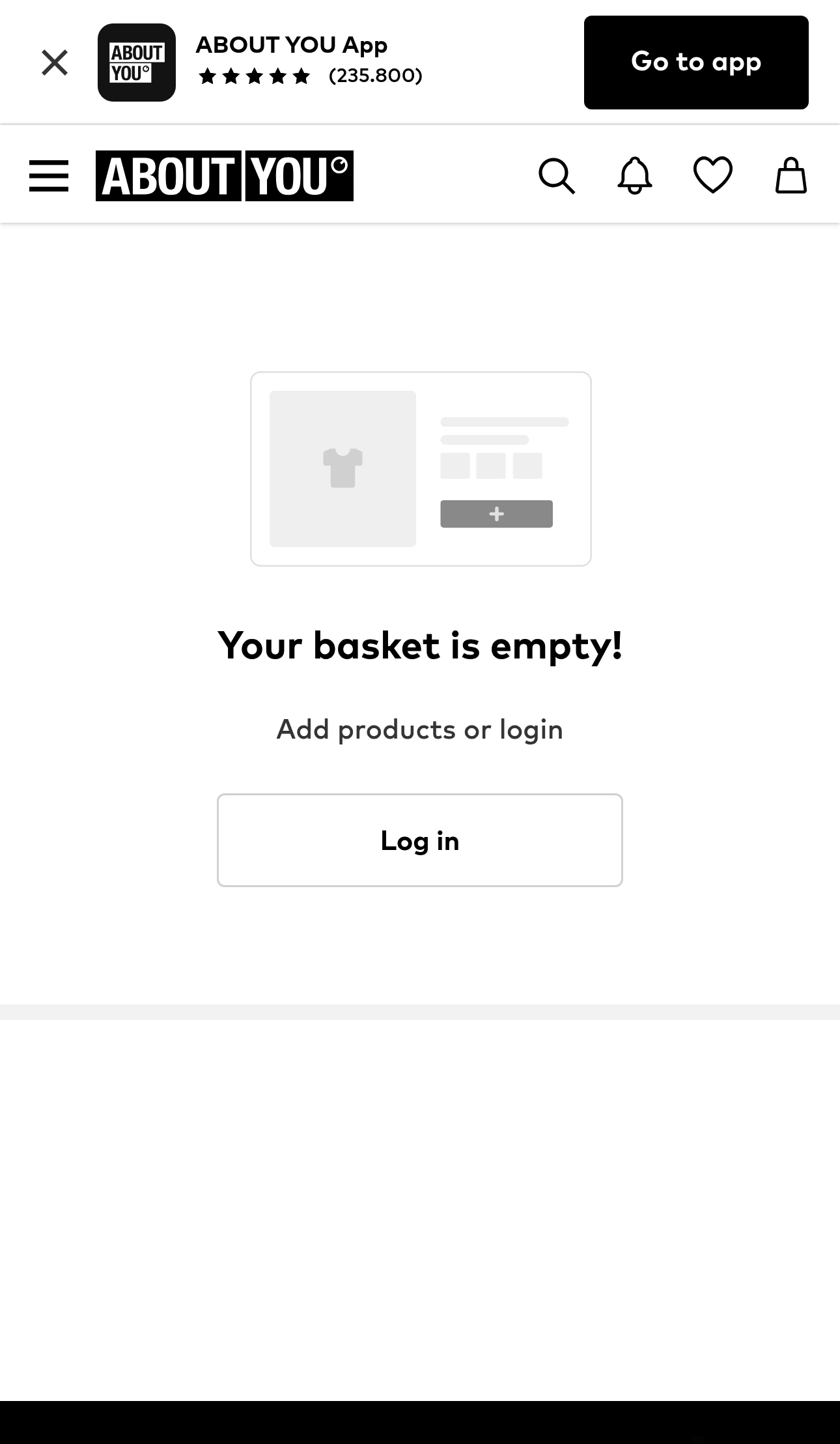 Shopping Cart mobile screenshot