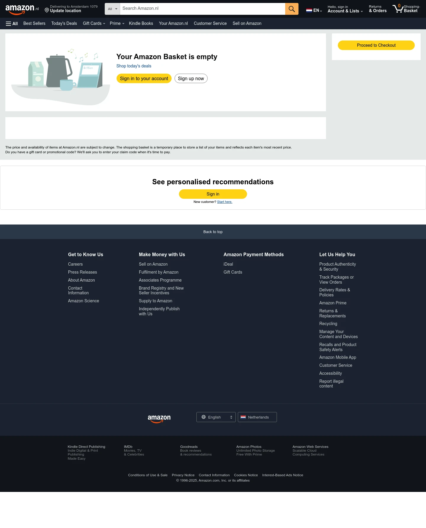 Shopping Cart screenshot