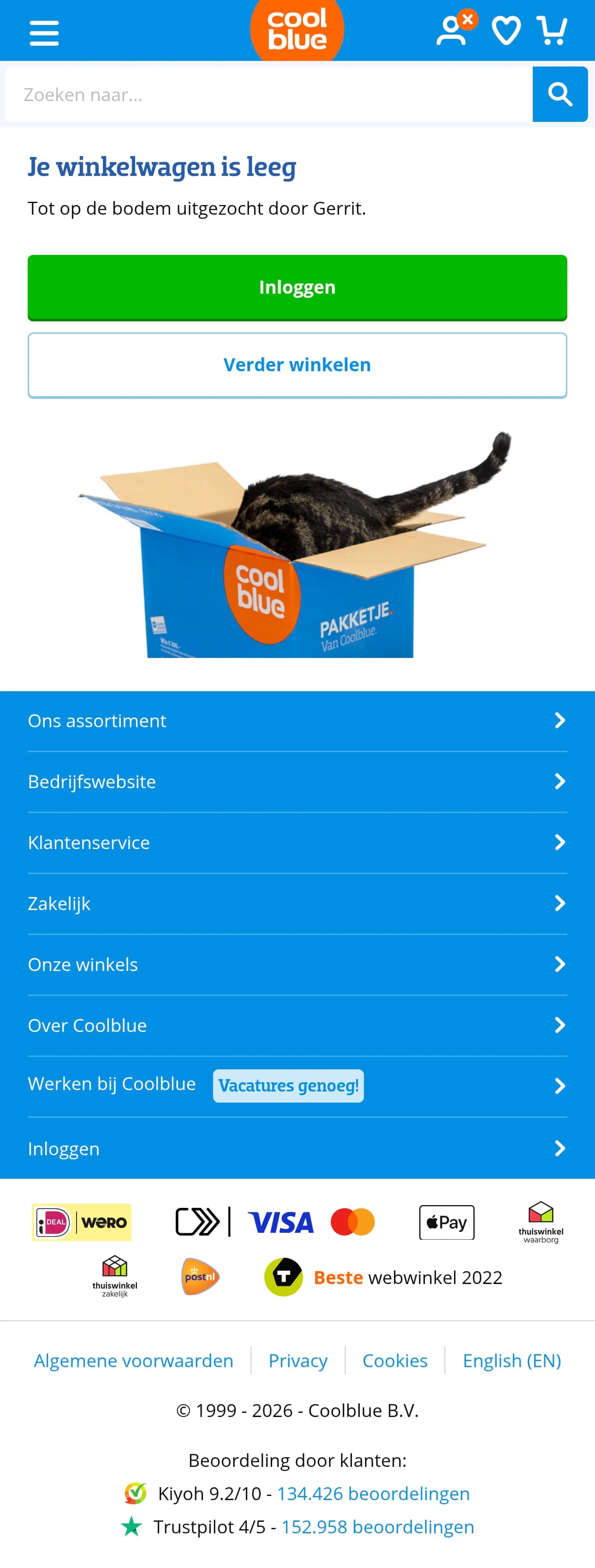 Checkout mobile screenshot