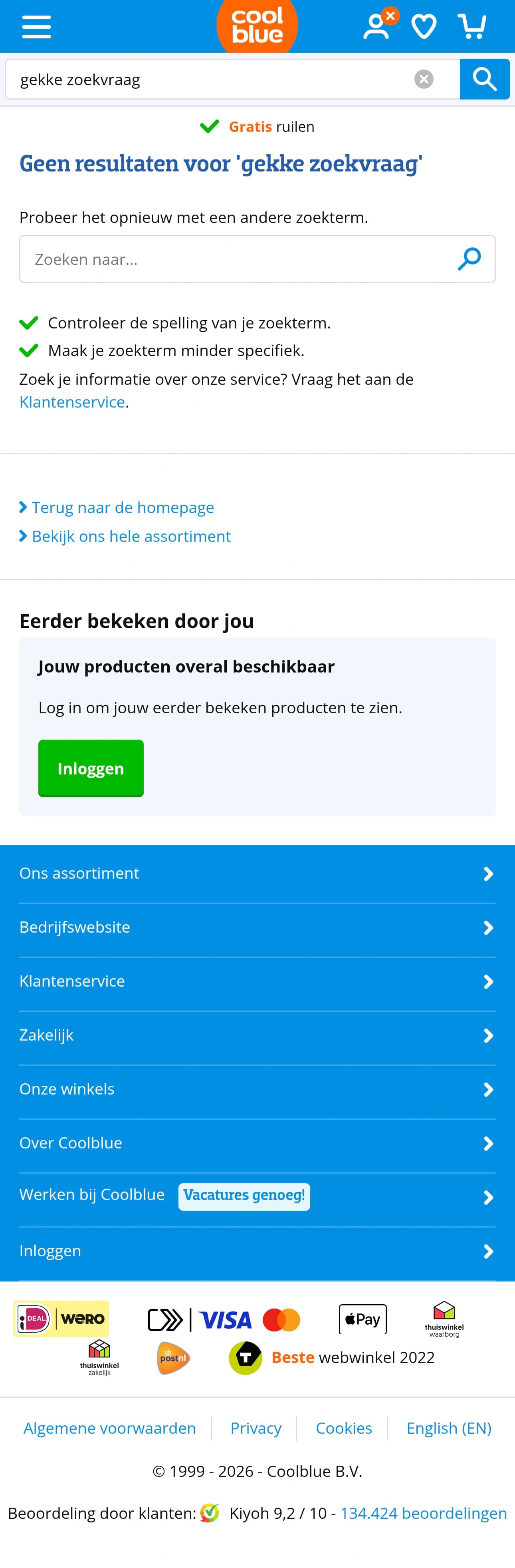 Search Results mobile screenshot