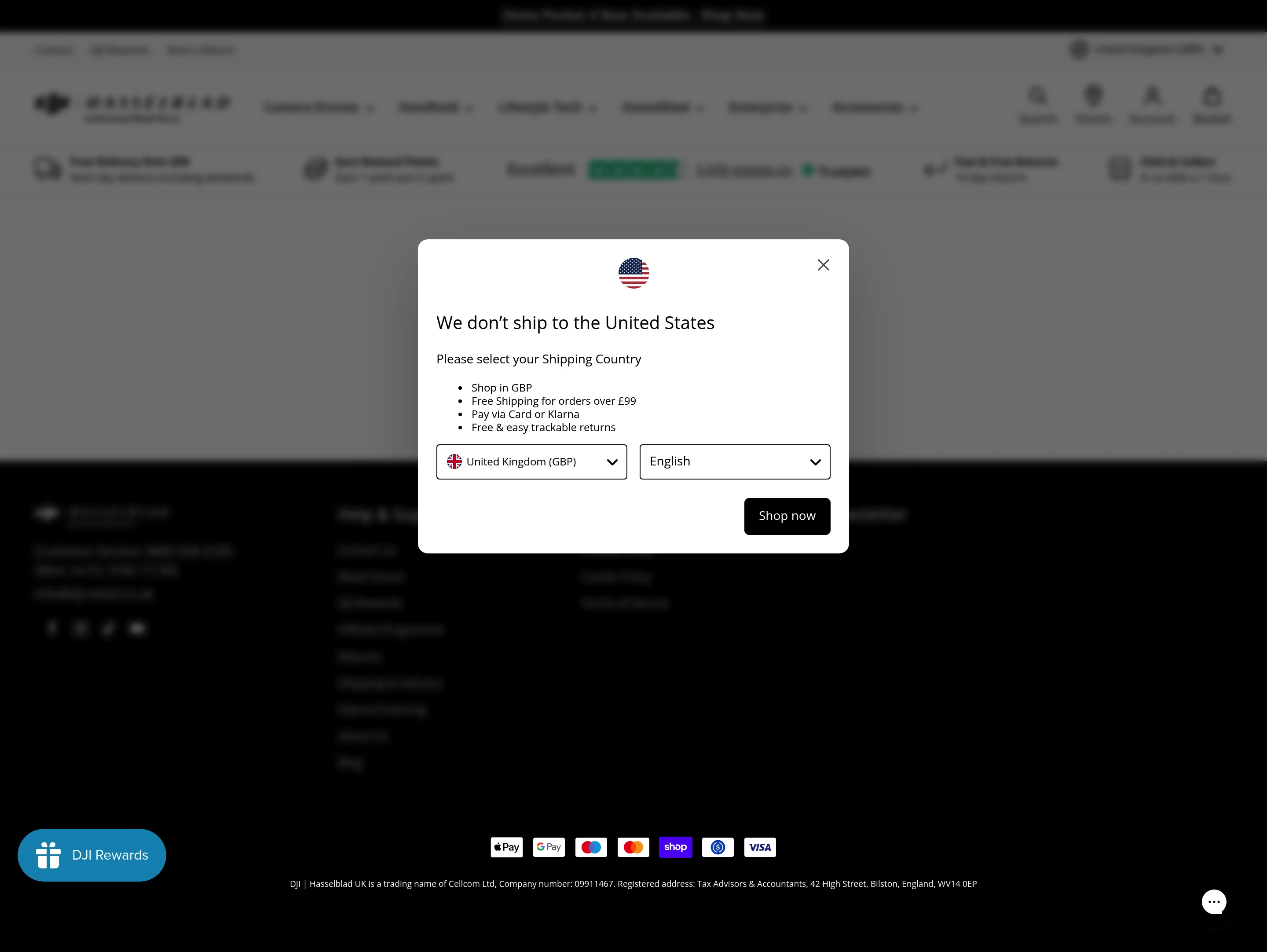 Shopping Cart screenshot
