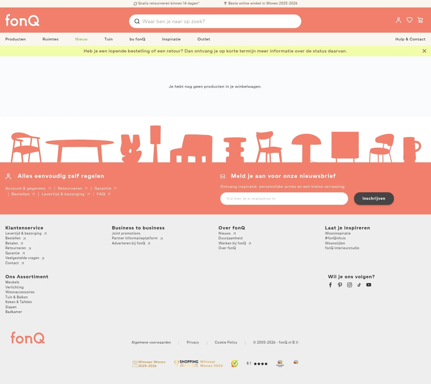 Shopping Cart screenshot