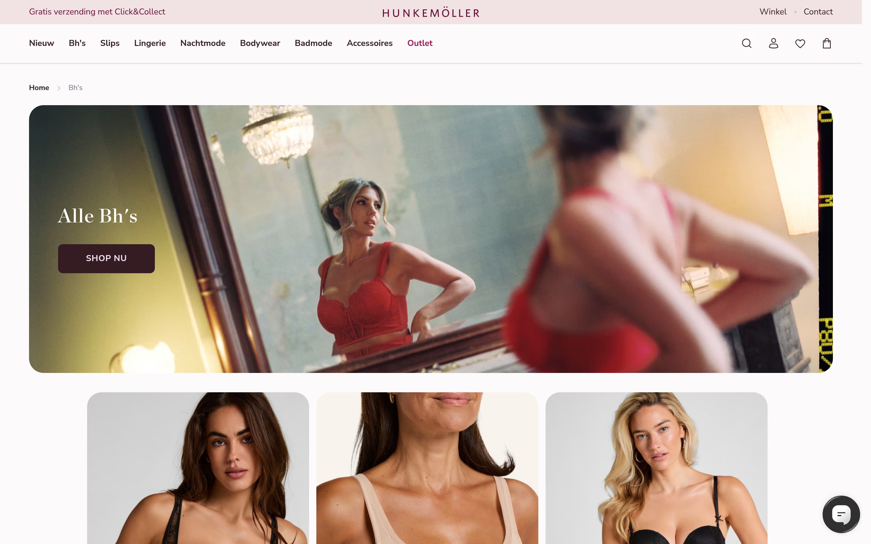 Product Listing Page screenshot