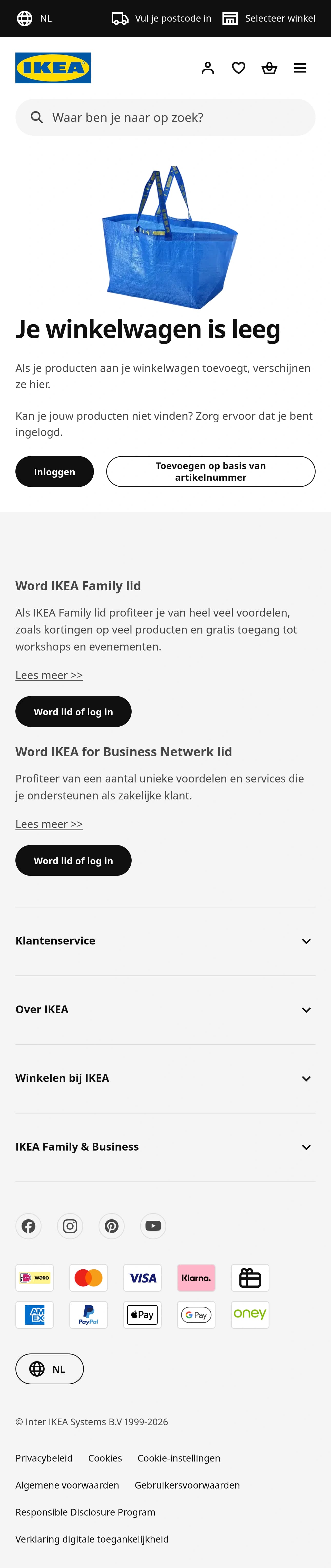 Shopping Cart mobile screenshot
