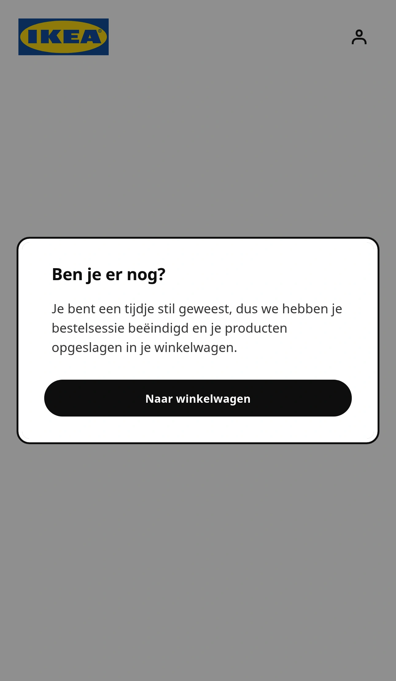 Checkout mobile screenshot