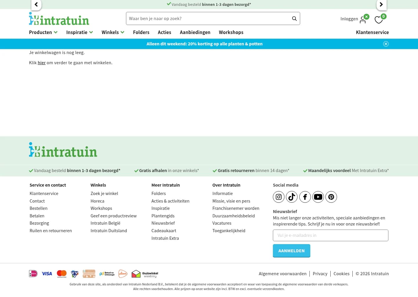 Shopping Cart screenshot