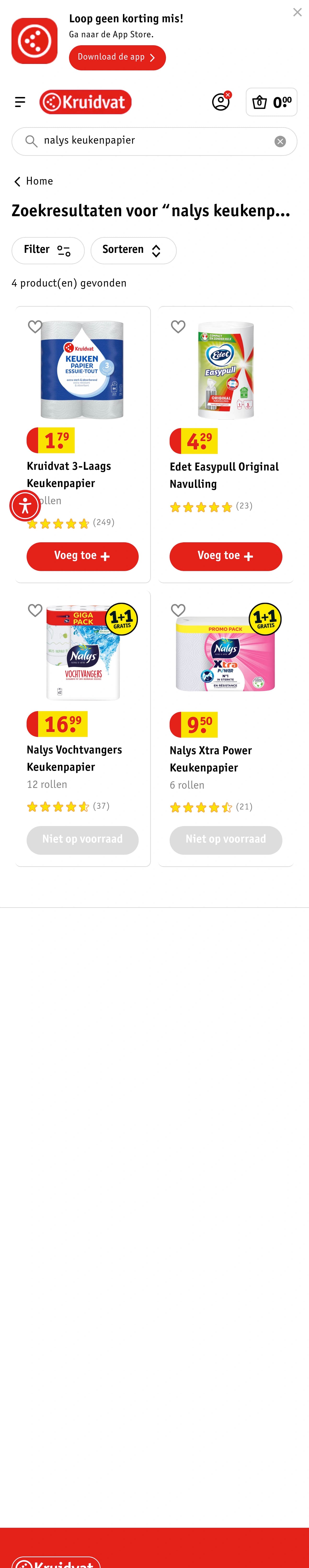Search Results mobile screenshot
