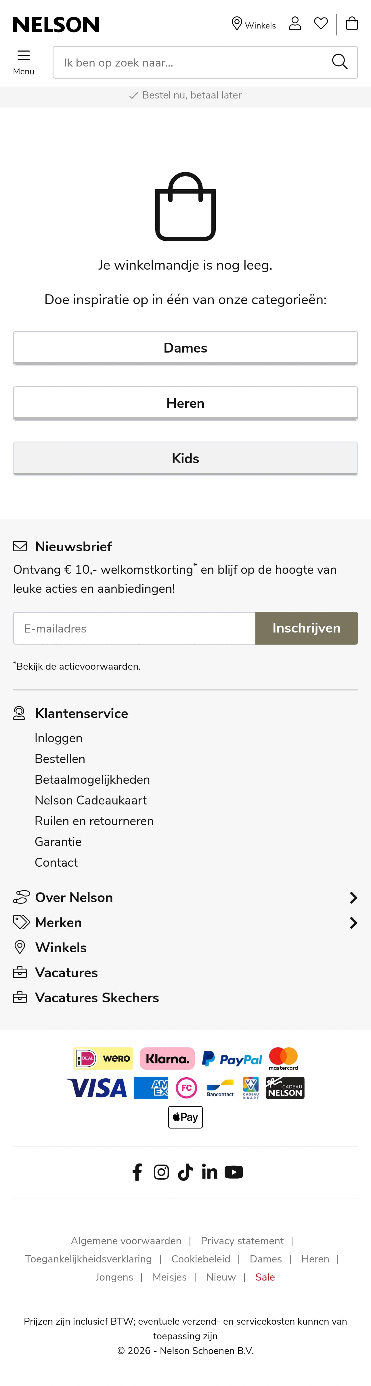 Shopping Cart mobile screenshot