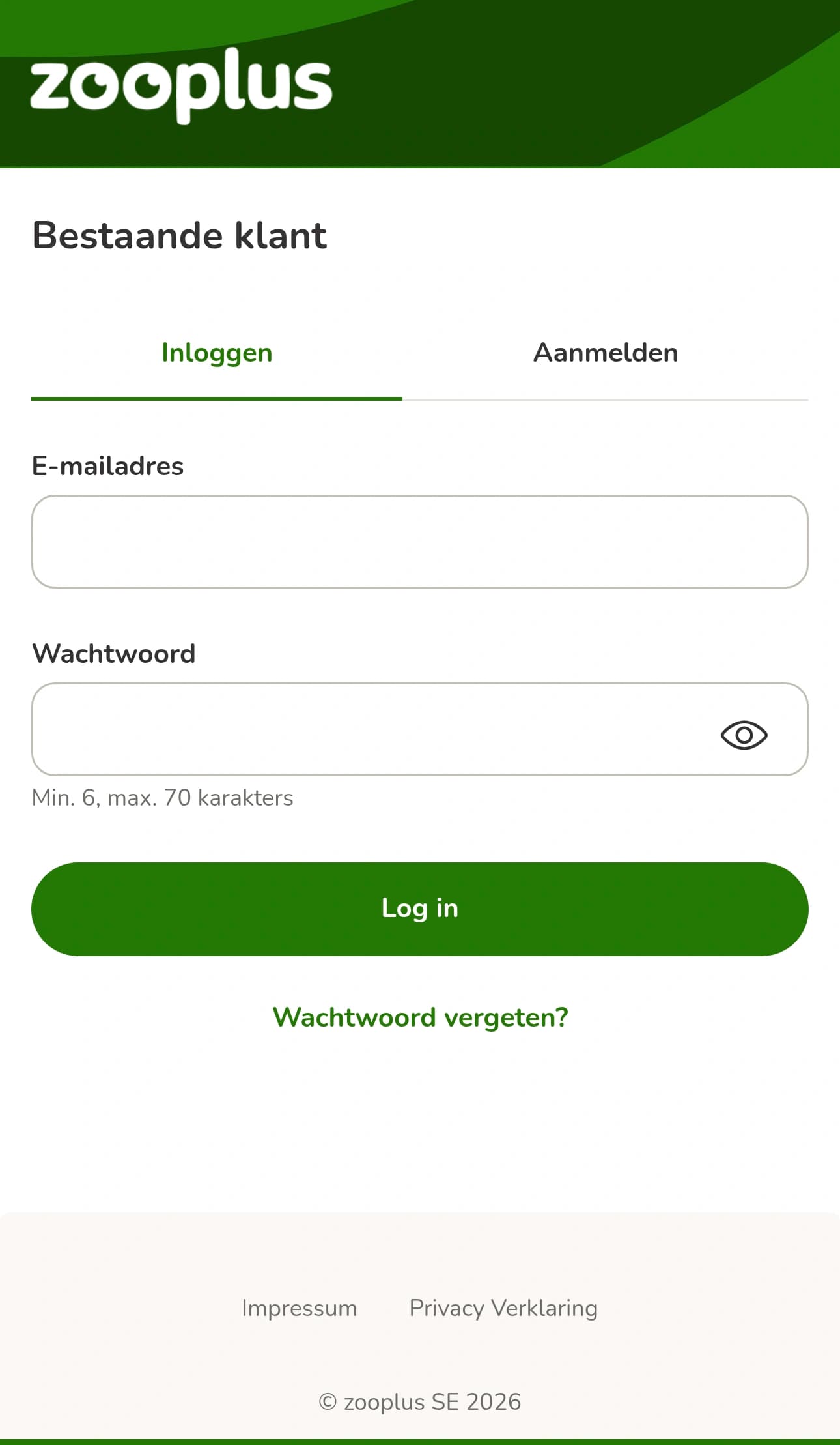 Checkout mobile screenshot